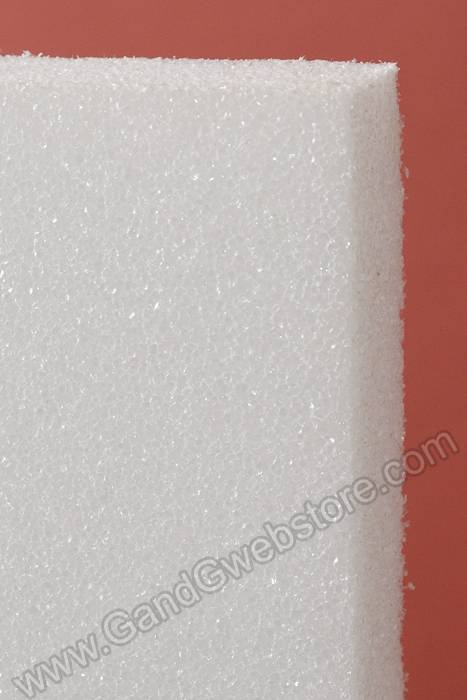 2" X 24" X 36" Styrofoam Sheet White