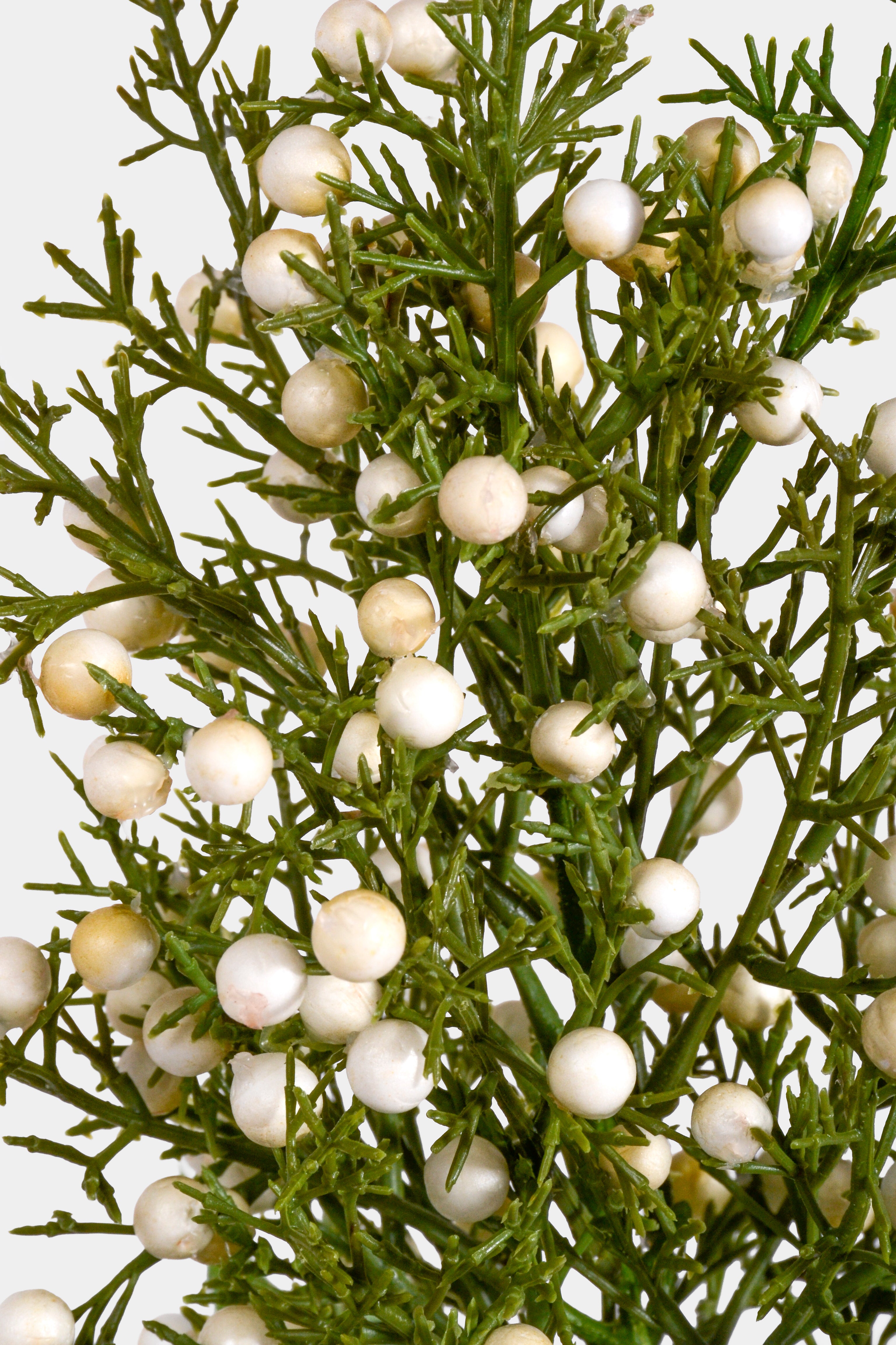 29.5" Artificial Cluster Berries Spray White