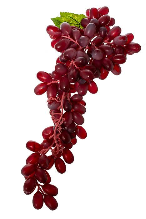 17" Round Grape Cluster Red