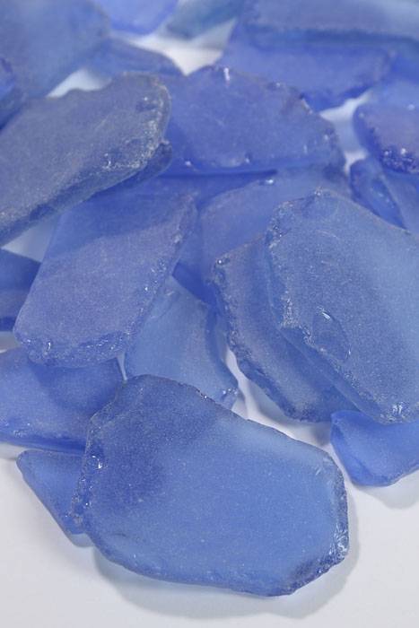Painted Sea Glass Pkg/5lb Blue