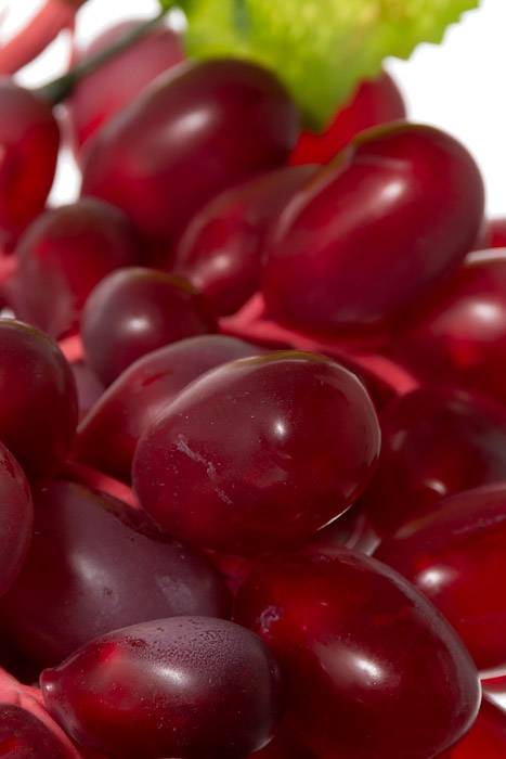 17" Round Grape Cluster Red
