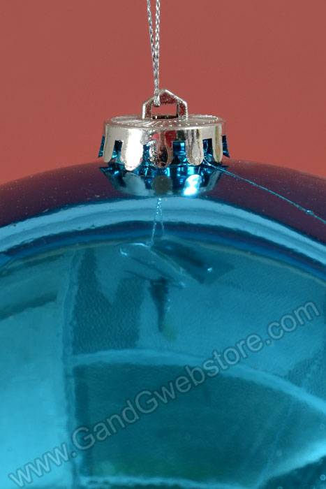 200mm Shiny Plastic Ball Turquoise