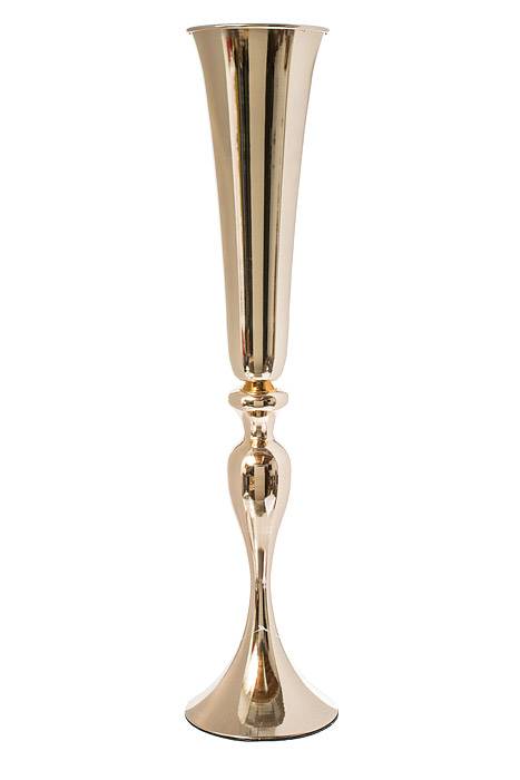 30" Metal Bouquet Stand Gold