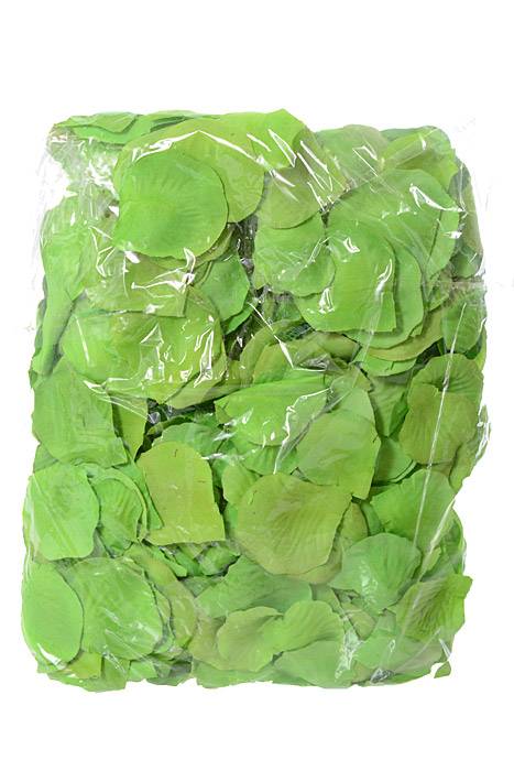 Silk Rose Petals Apple Green Pkg/500