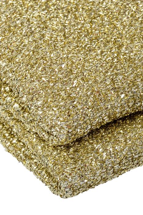 60" X 3yds Sponge Lurex Gold