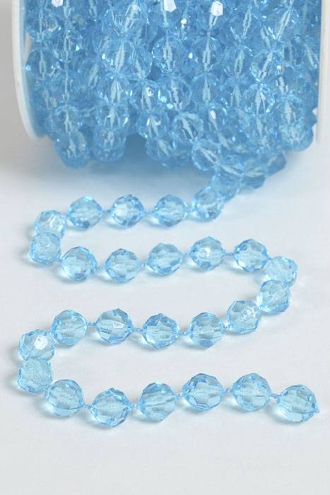 10yds Bead Garland Roll Turquoise