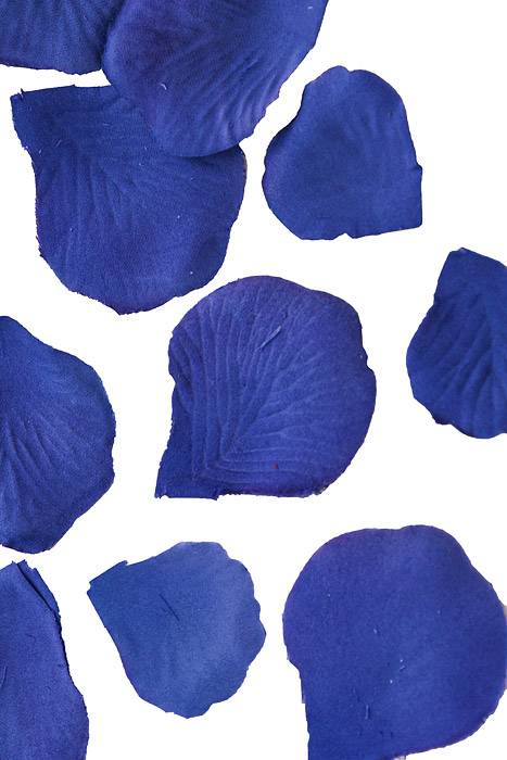 Silk Rose Petals Royal Blue Pkg/500