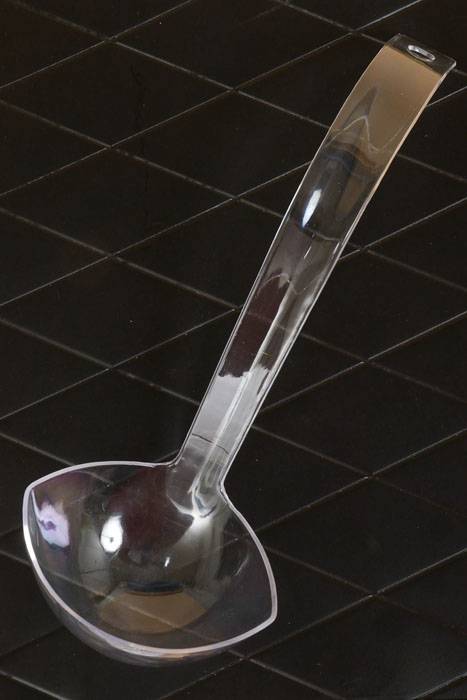 12" Heavy Duty Plastic Ladle Clear