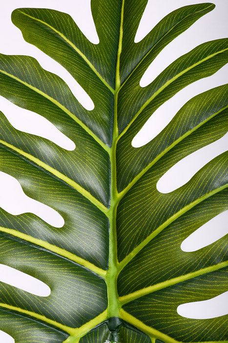 29" Artificial Single Large Philodendron Selloum Green
