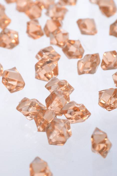 Small Acrylic Cubes Brown Pkg/1lb