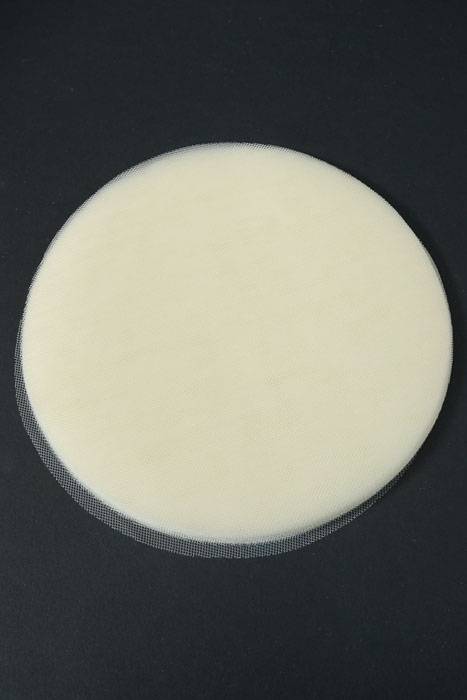 9" Round Tulle Ivory Pkg/50