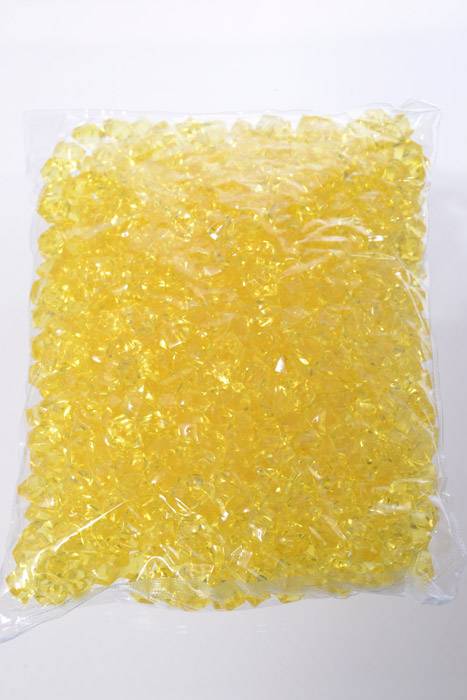 Small Acrylic Cube Yellow Pkg/1lb