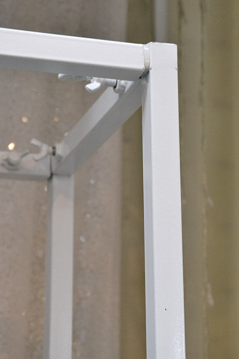 71" X 95" Metal Background Arch White Set/2