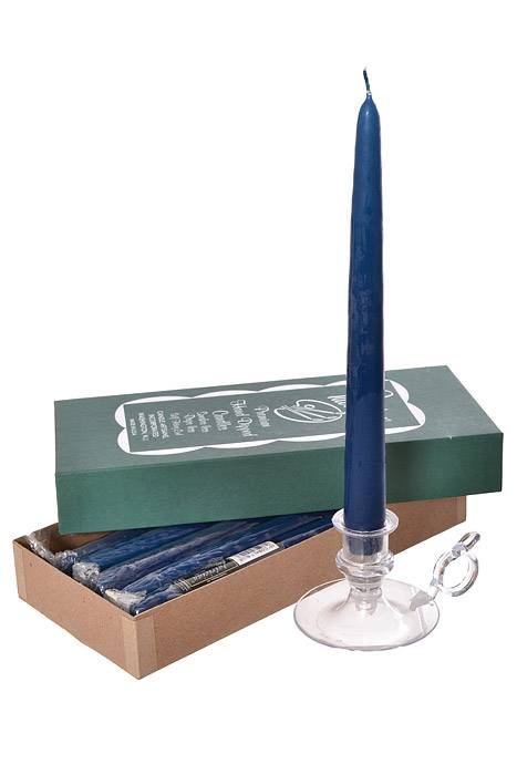 10" Patrician Taper Cobalt Blue Box/12