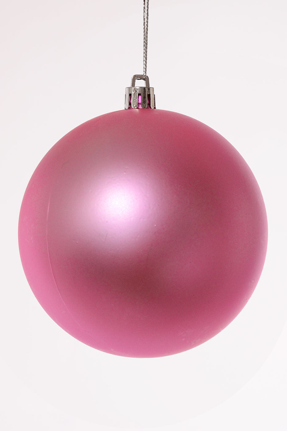 100Mm Plastic Matt Ornament Light Pink Box-6