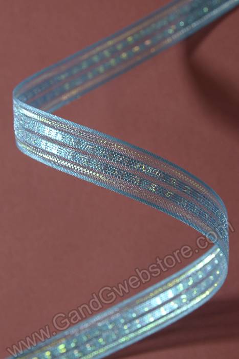 3/8" X 25yds Promenade Ribbon Caribbean Blue