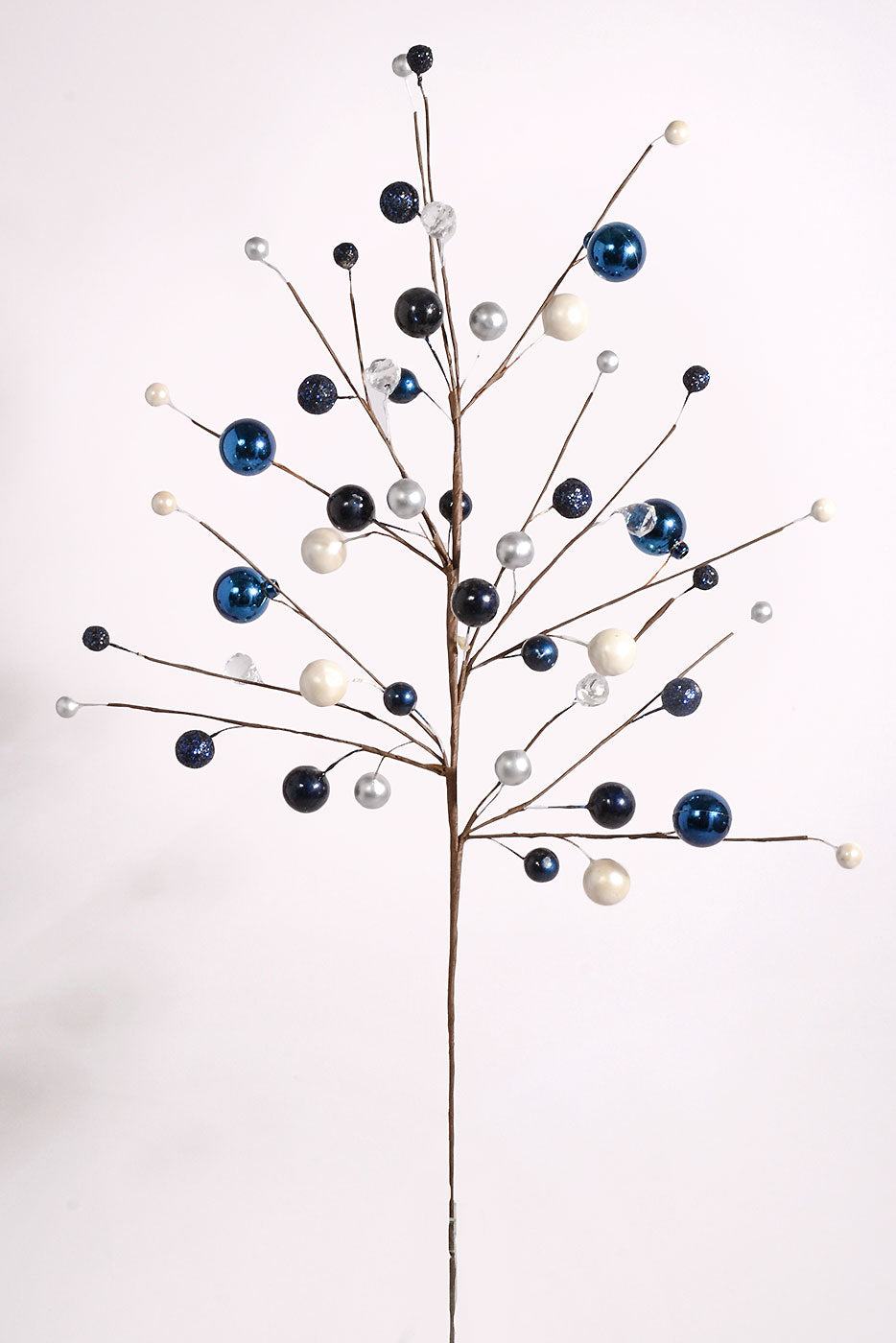 29" Bead/Crystal/Pearl/Ball Spray Blue