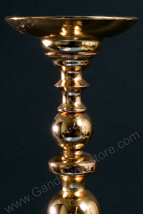 22" Aluminum Bouquet Holder Stand Gold