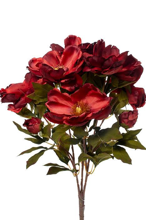 21" Silk Magnolia Bush Rust