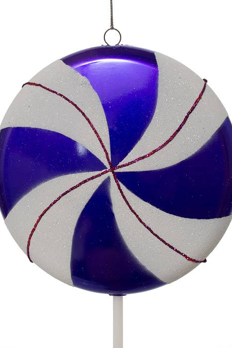 17" Lollipop Candy W/glitter Purple