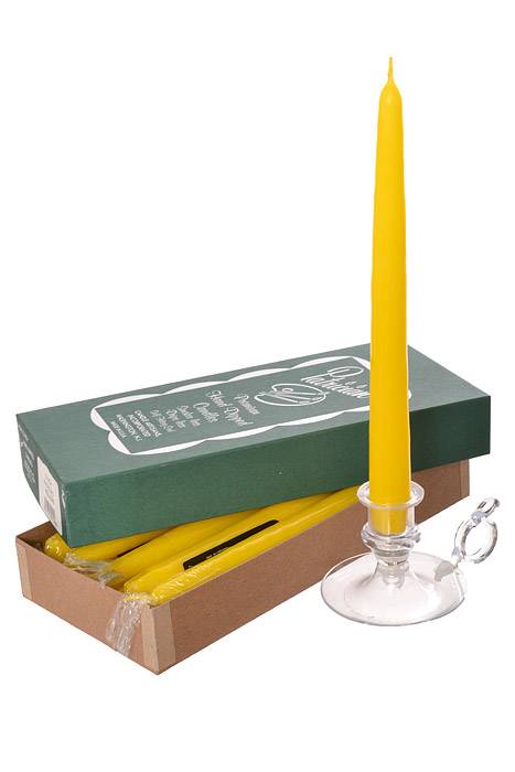 10" Patrician Taper Yellow Box/12
