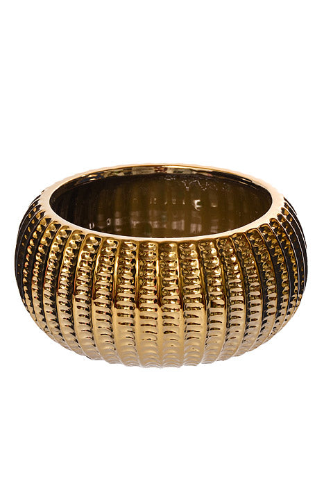 6.75" X 4.25" Bowl Gold
