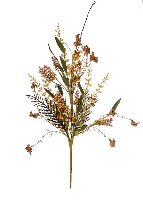 24" Lavender Berry Spray Beige