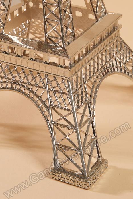 15" Metal Eiffel Tower Silver