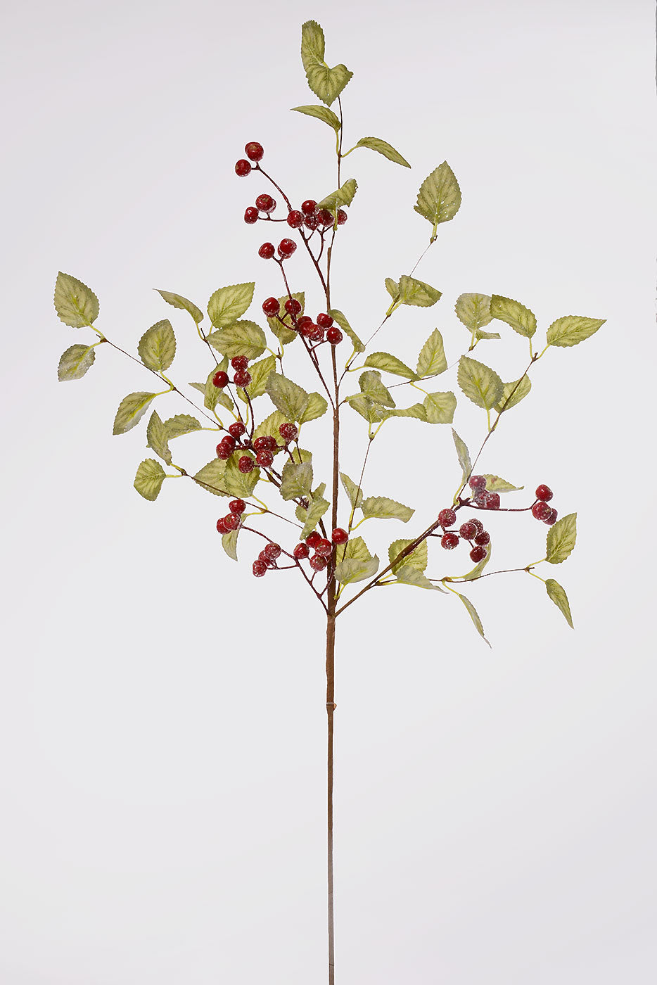 32" Silk Frosted Viburnum Berry Spray