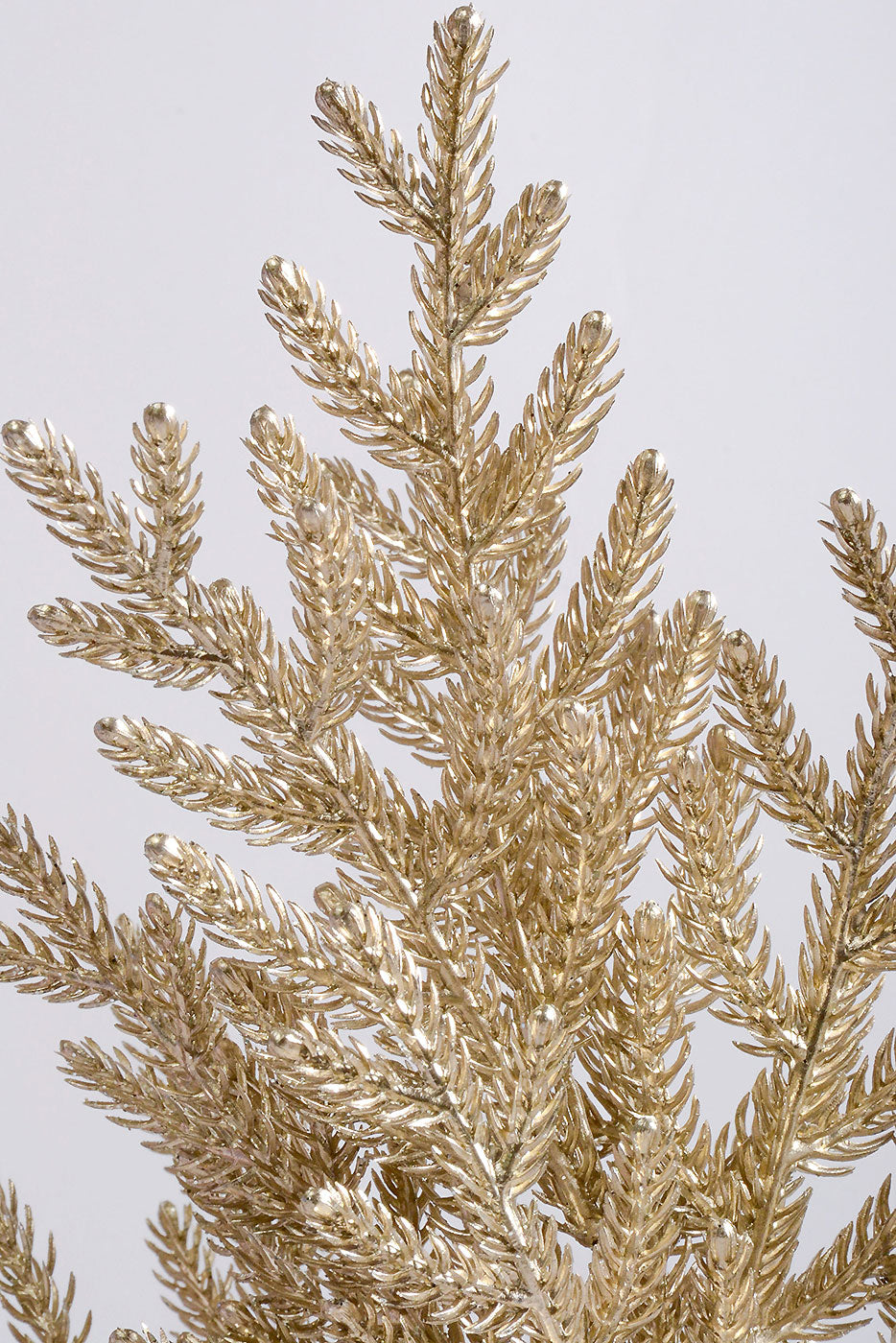 21" Pine Bush with Glitter Champagne