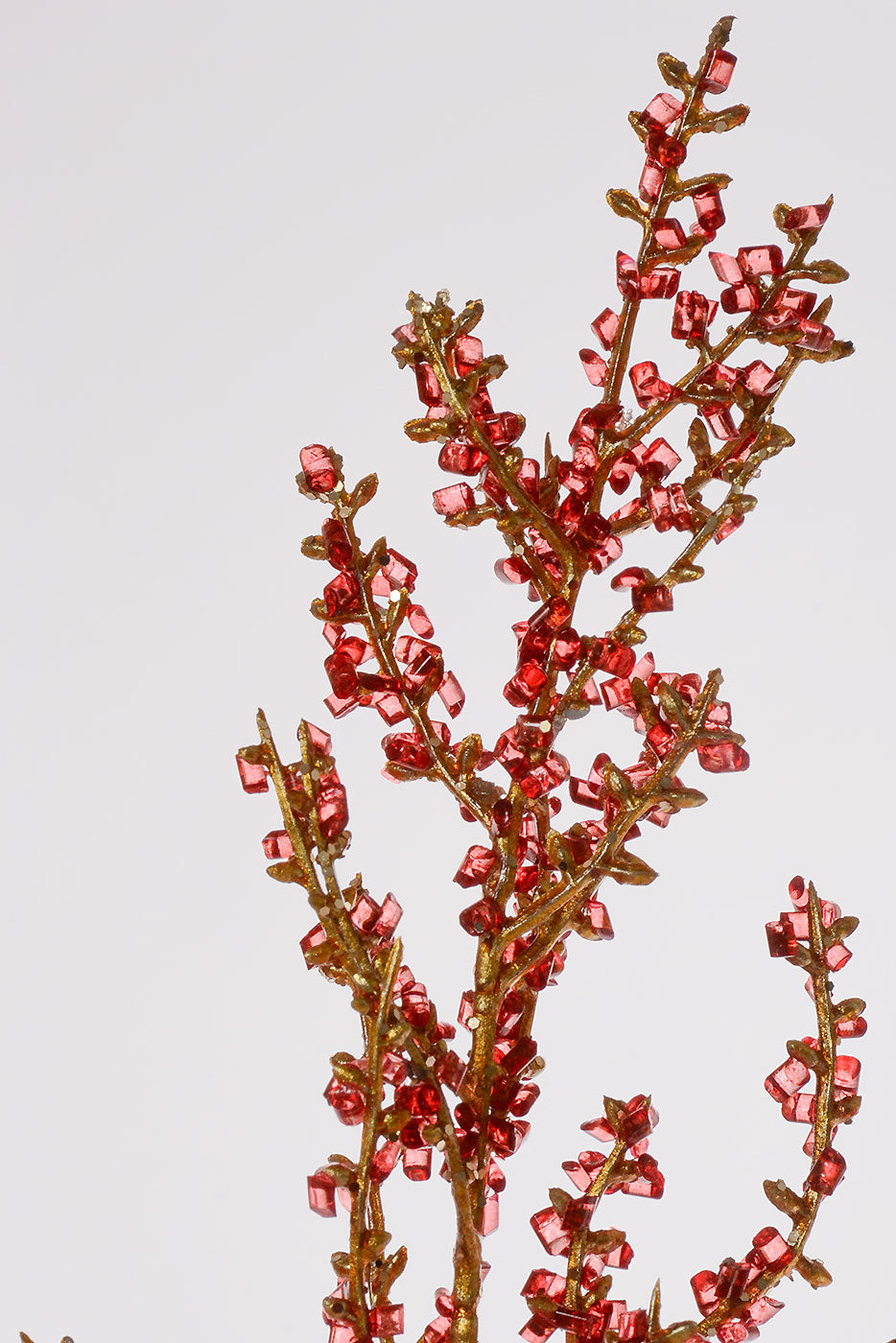 29" Iced Twig Spray Red/Gold