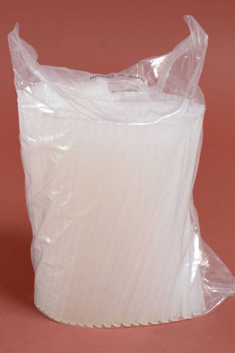 7.4mm X 8" Small Silicone Glue Stick Clear Pkg/4lb