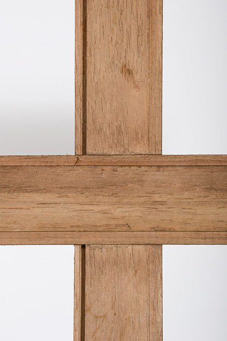 26" Wooden Cross Natural