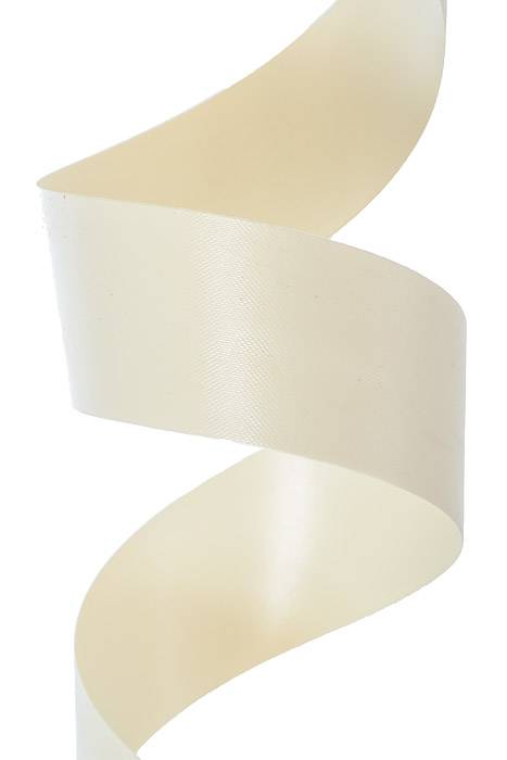 1-7/16 X 100yds Flora-satin Ivory