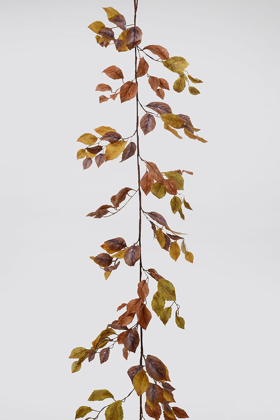 5.5 Ft Artificial Birch Leaves Garland Yellow/Brown