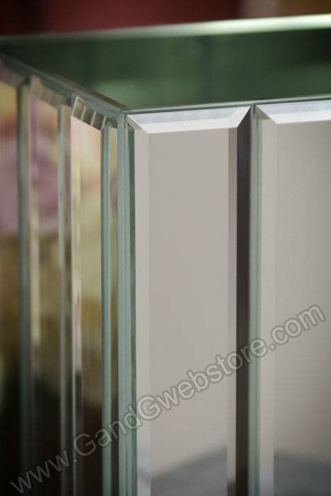 4" Cube Dazzle Vase Mirror