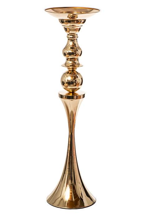 22.75" Metal Bouquet Stand Gold