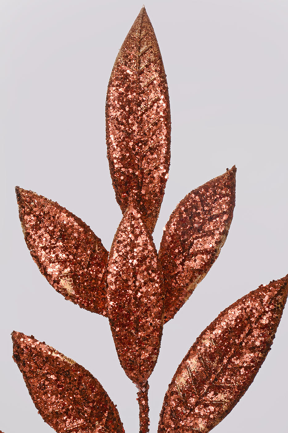 25" Glitter Mica Laurel Spray Copper