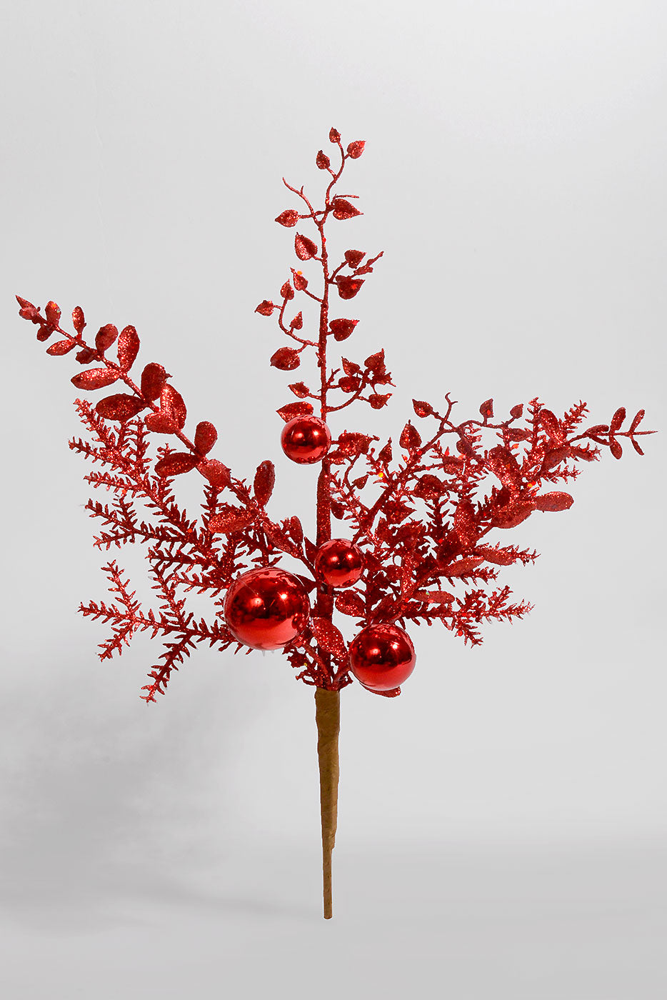 18" Ball Berry Spray Red