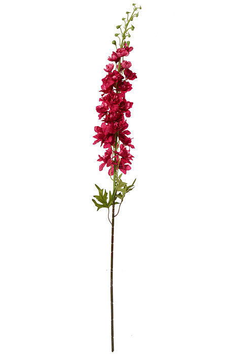 49" Silk Delphinium Spray Fuchsia