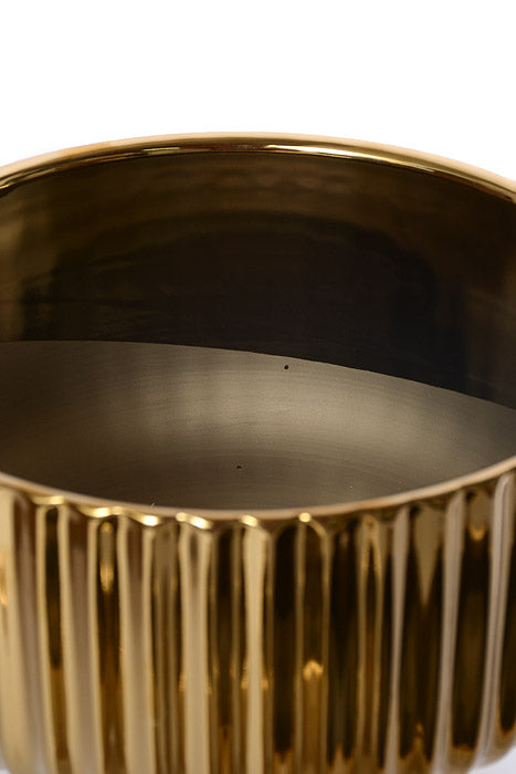 4.5" / 5.5" / 6.75" Striped Pot Gold Set/3