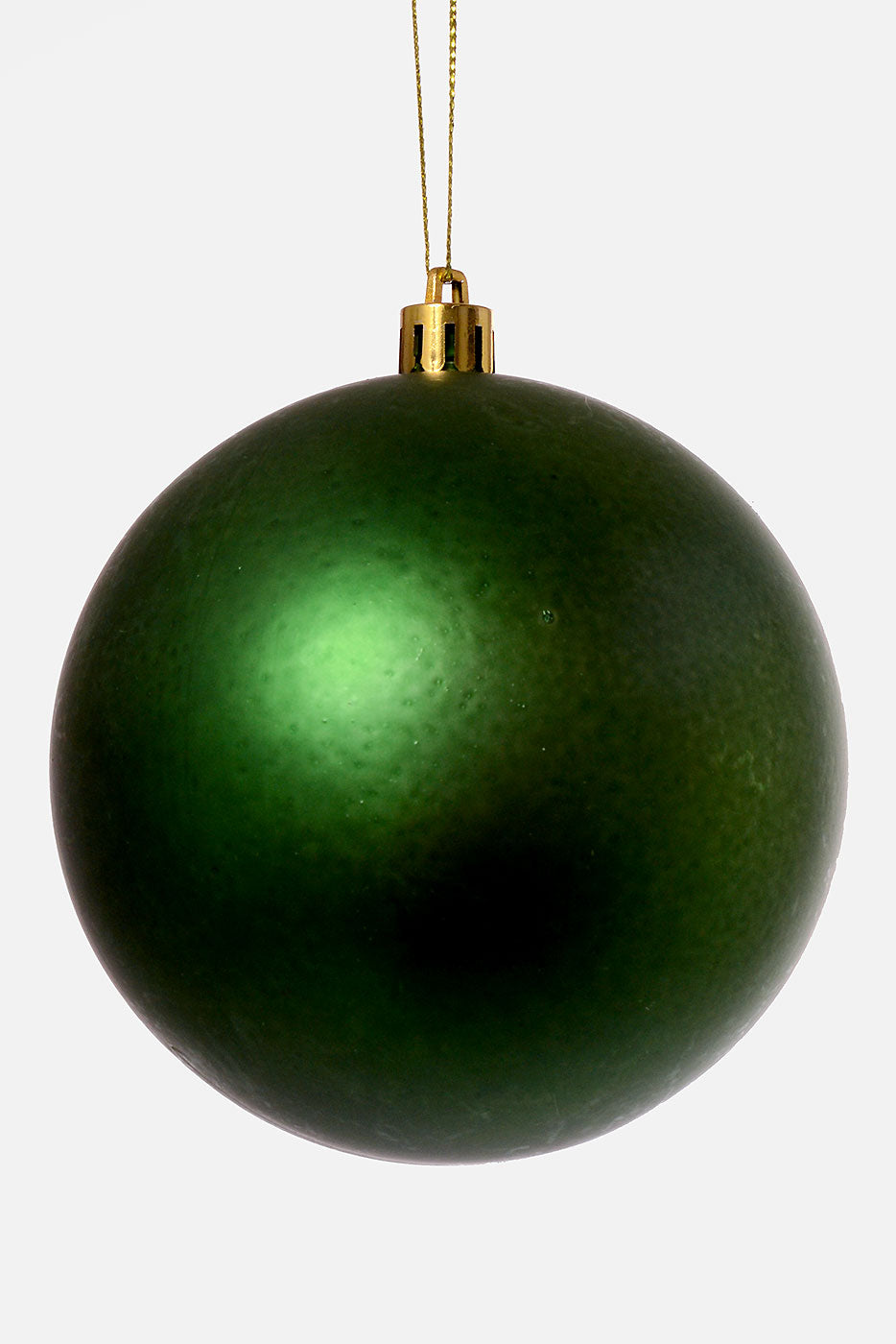 100Mm Plastic Ball Matt Ornament Box-6 Sage