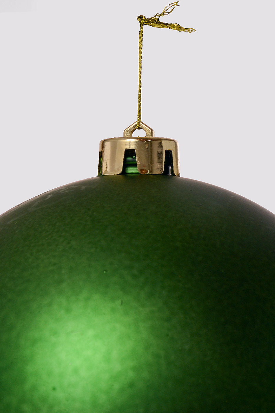 150Mm Matt Plastic Ball Ornament Sage