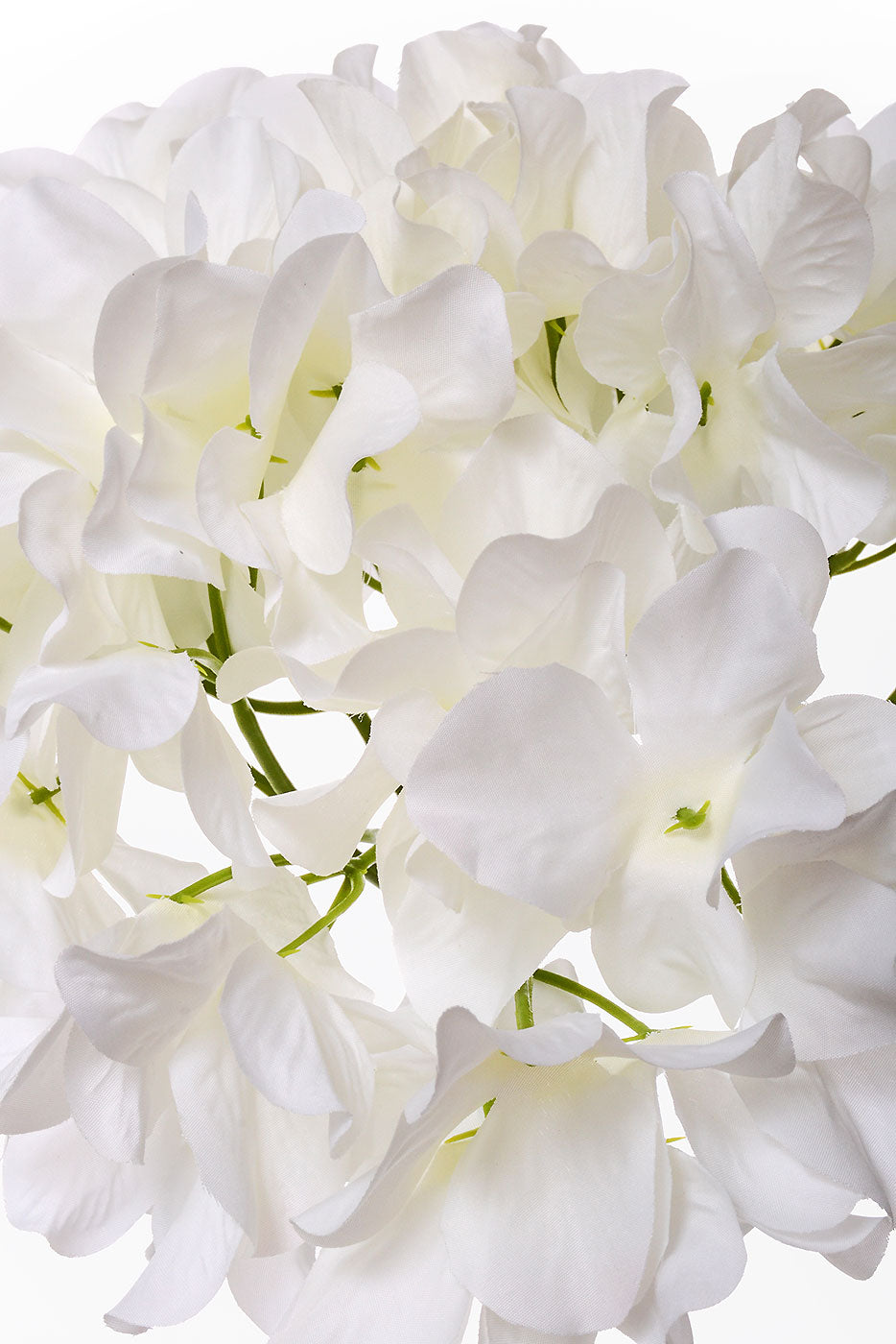 30" Silk Hydrangea Spray White