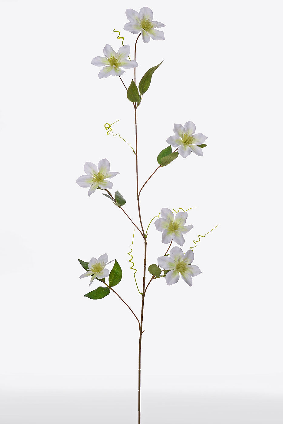 41" Silk Clematis Spray White