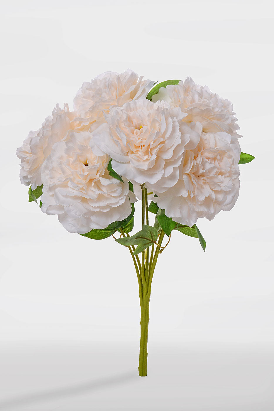 21" Silk Peony Bush Ivory