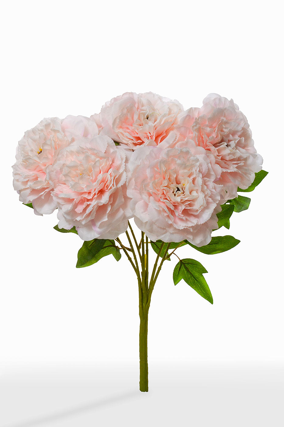 21" Silk Peony Bush Blush Pink