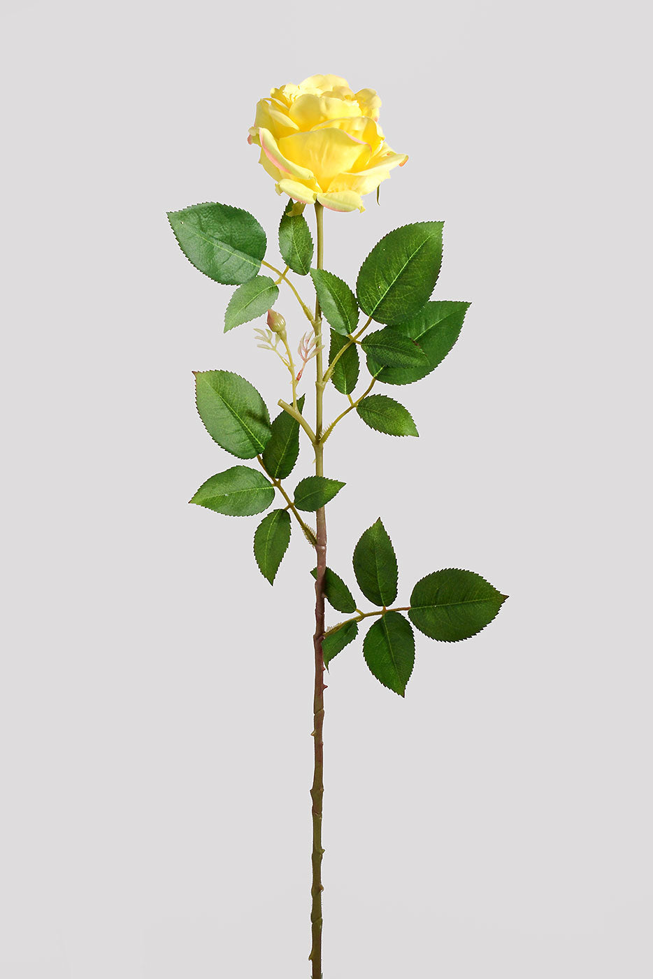 31" Silk Rose Spray Yellow