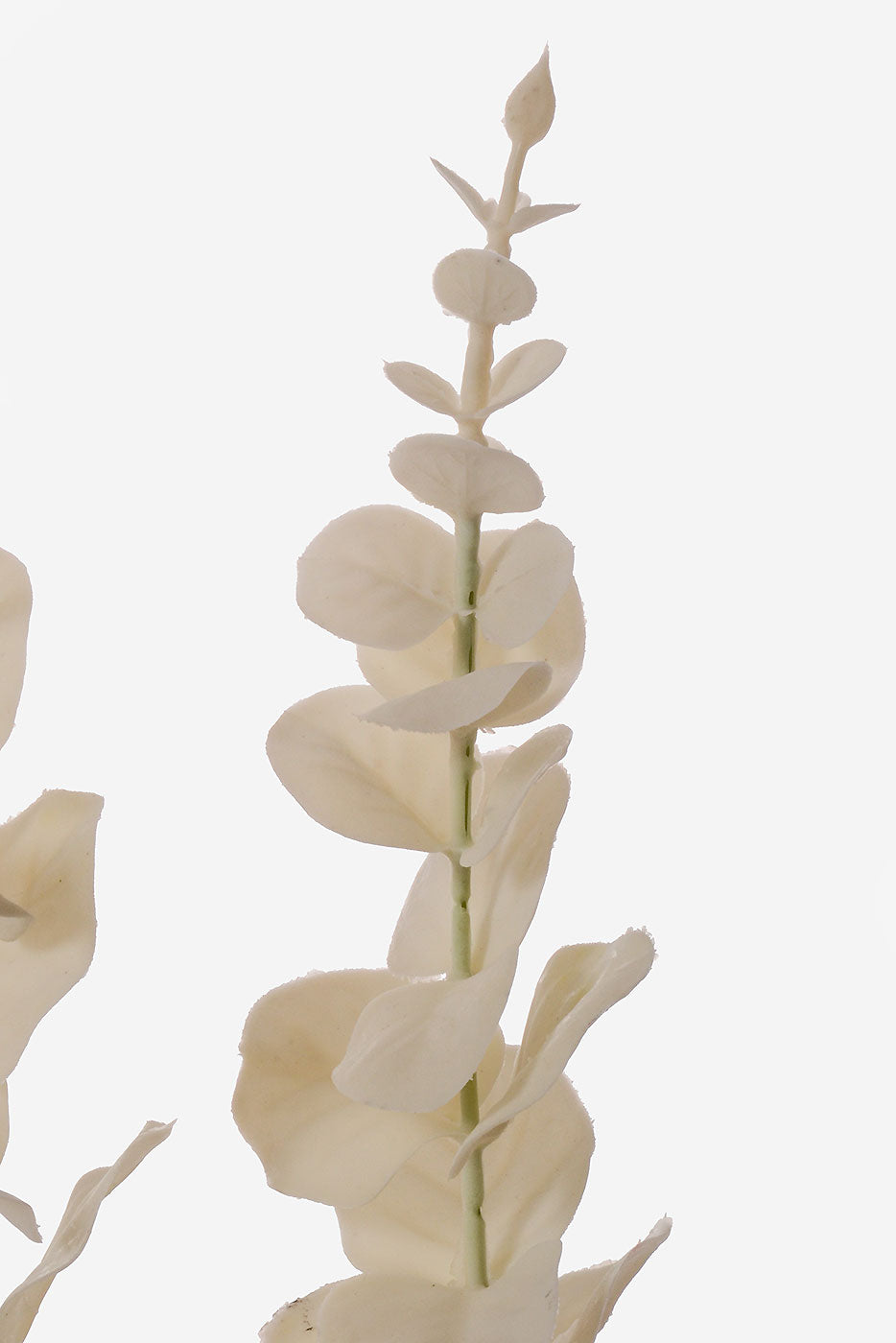 37" Artificial Eucalyptus Spray White