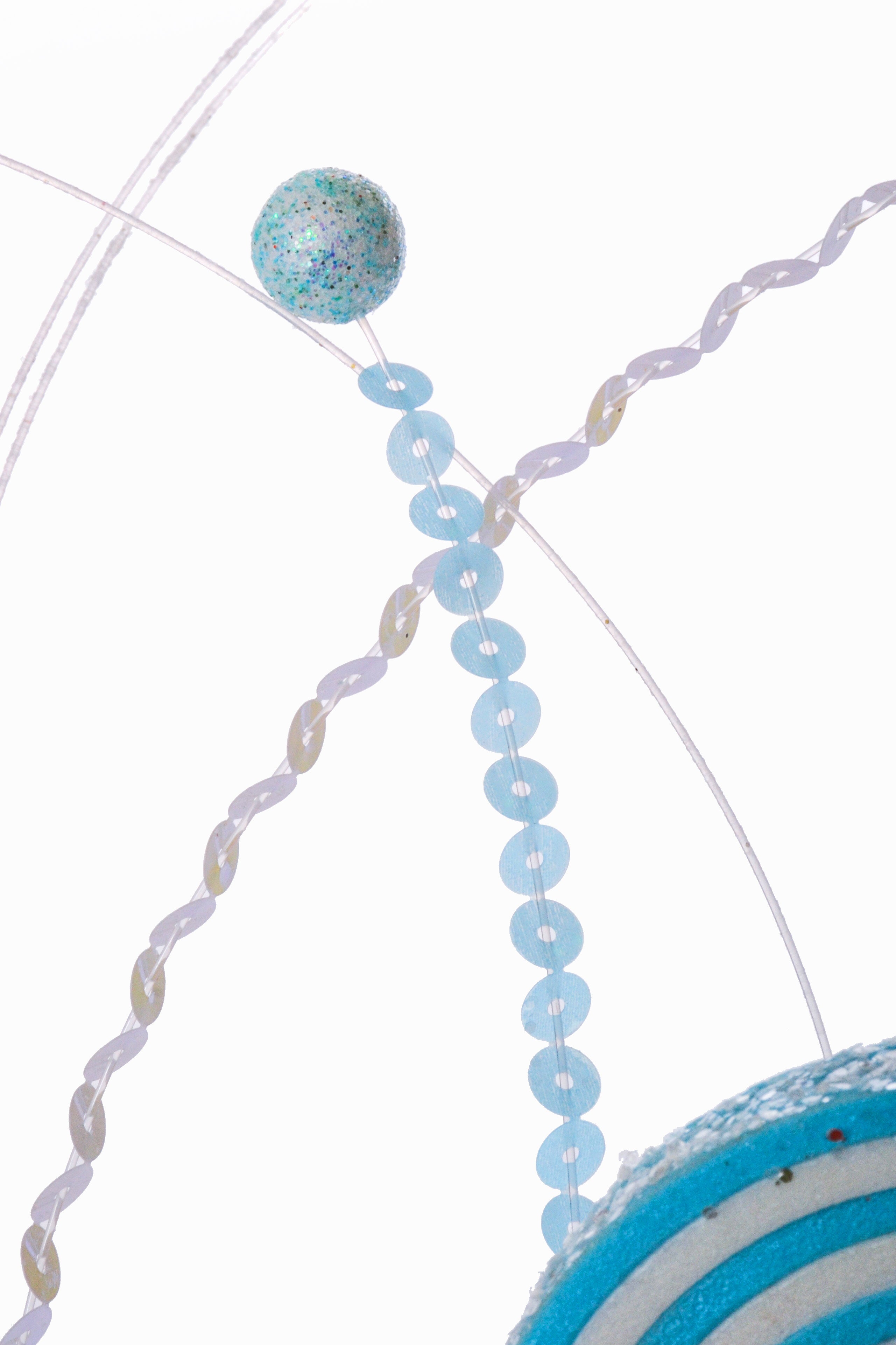 35" Lollipop Spike Spray Blue